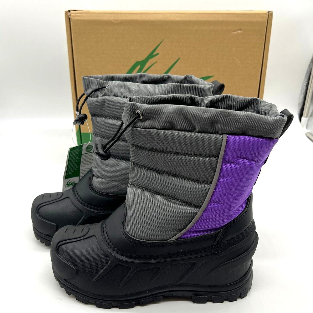 Itasca Kids Winter Snow Drift Boots Size 3 Purple